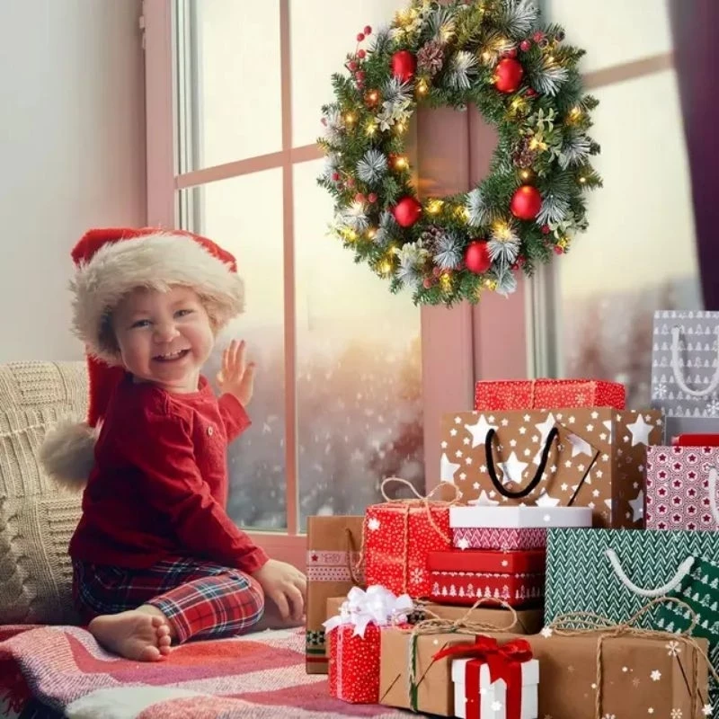 Christmas Wreath Door Garland