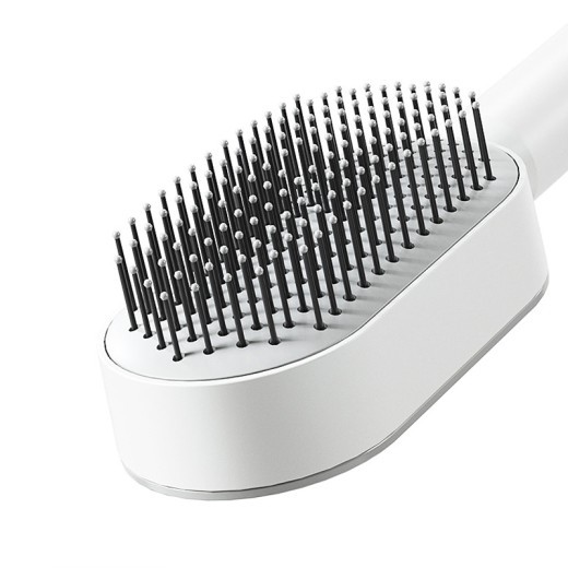 Self Cleaning Hair Brush For Women Massage Scalp Promote Blood Circulation Anti Hair Loss 3D Hair Growth Comb Hairbrush Self-Cleaning Hair Brush 3D Air Cushion Massager Brush Airbag Massage Comb B