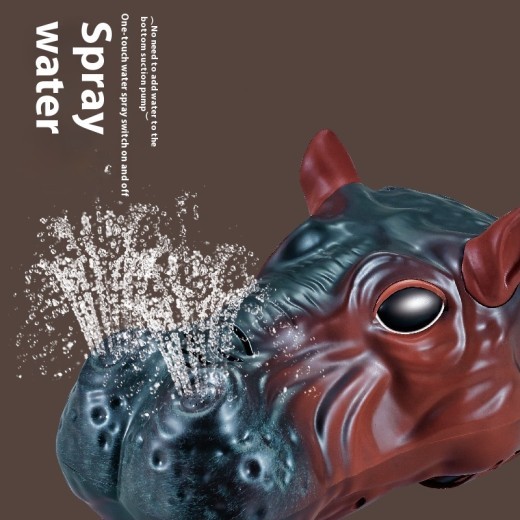 Remote Control Hippo Water Spray Animal Remote-control Ship Water Toy Boat Model