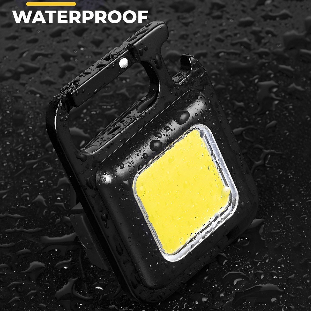COB Pocket Mini Flashlight Keychain Multifunction Waterproof Emergency Lamp C001