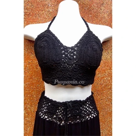 knitted bikini set summer clothing model knitted skirt