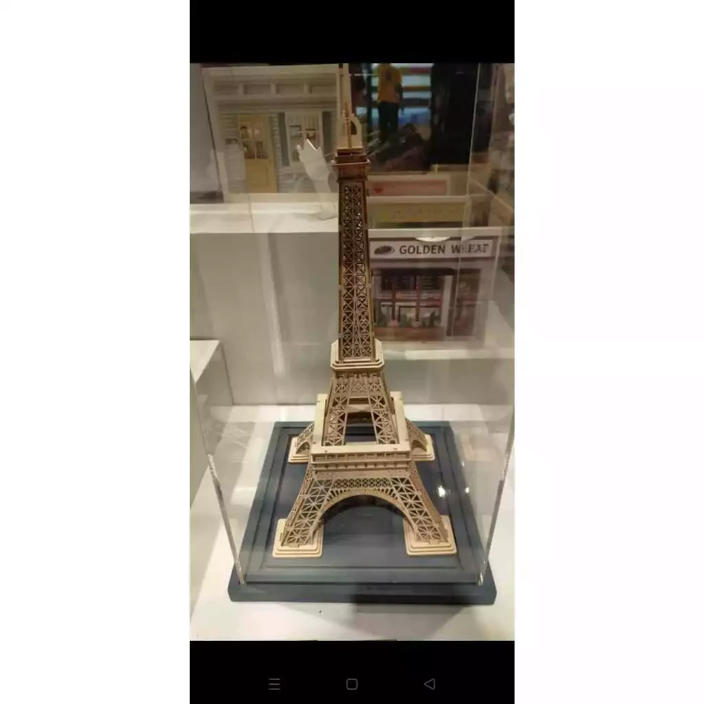 Building Toys Rokr ROBOTIME Roklife Eiffel Tower Puzzle 3D Wooden Kids Toys