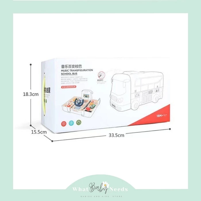 Educational Toys for Children Steering Wheel Car Bus Transformer Toy