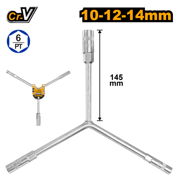 Y-type socket wrench 10-12-14 mm