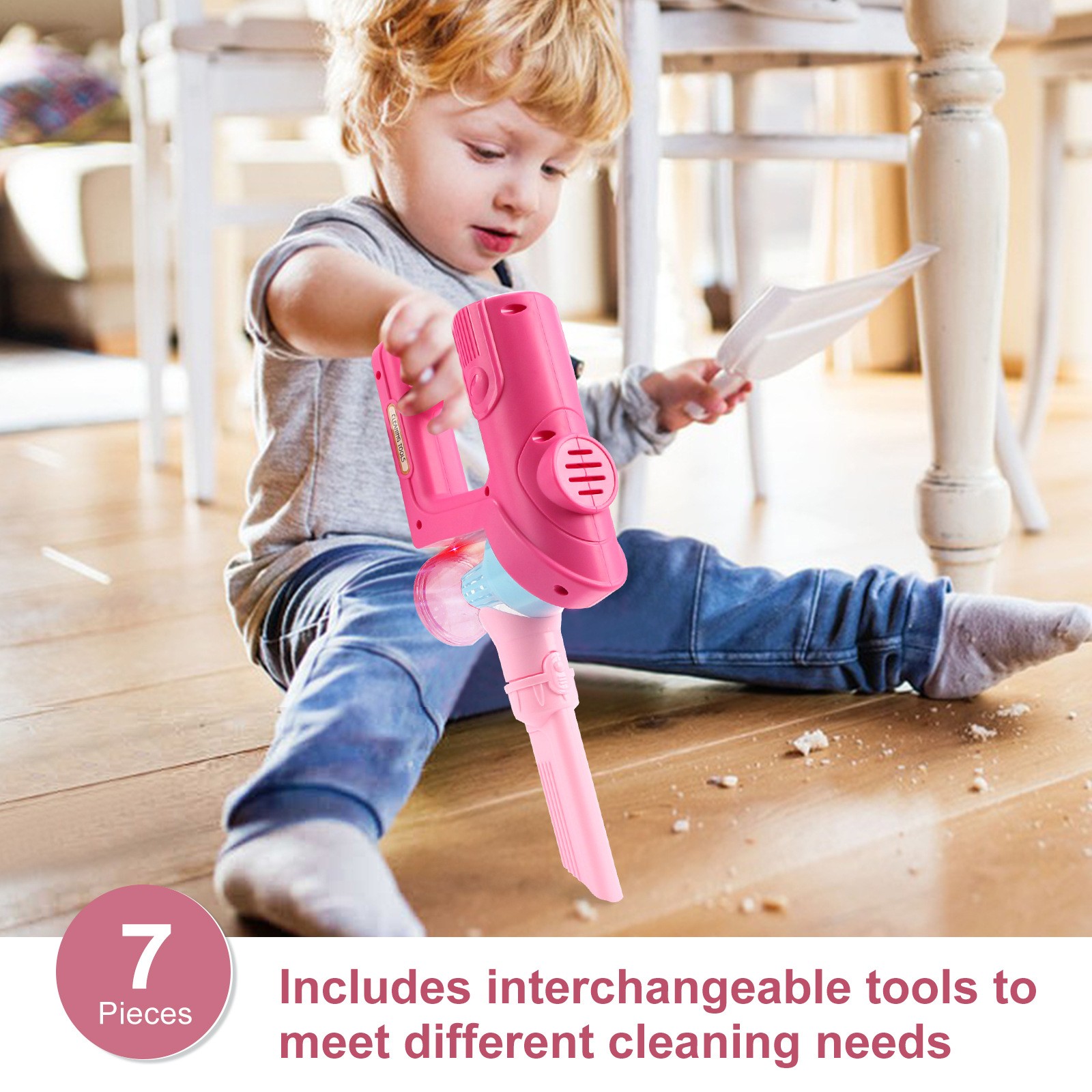 Children Play House Cleaning Vacuum Cleaner Toys