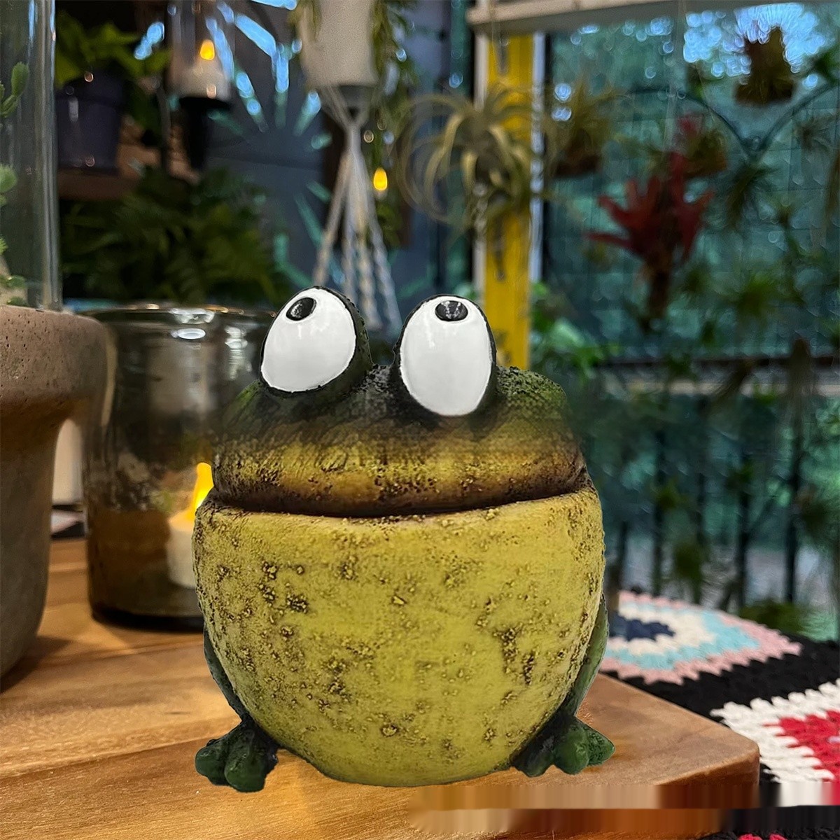 New Cute Frog Succulent Flower Pot