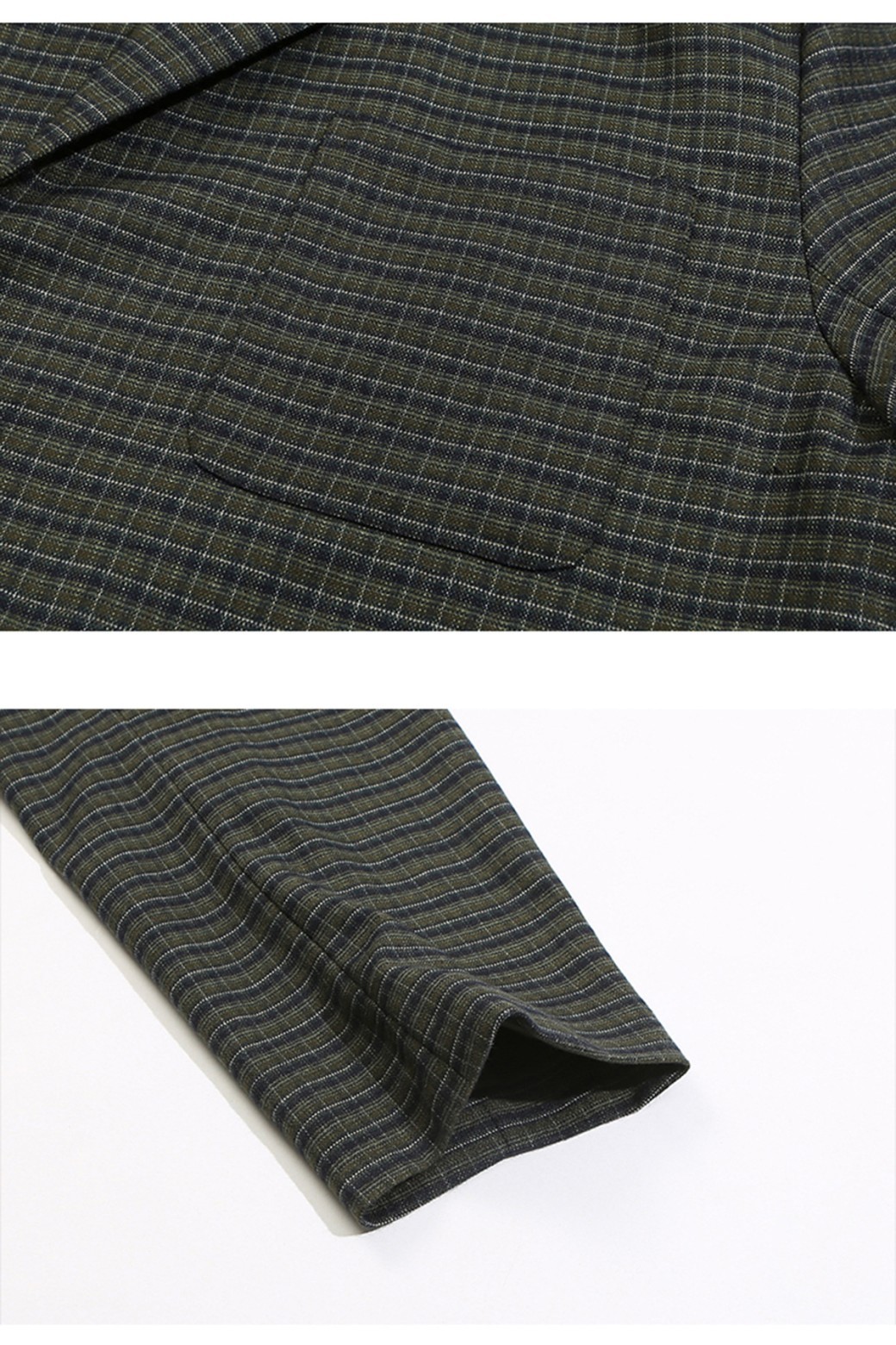 College Style Fine Plaid Suit