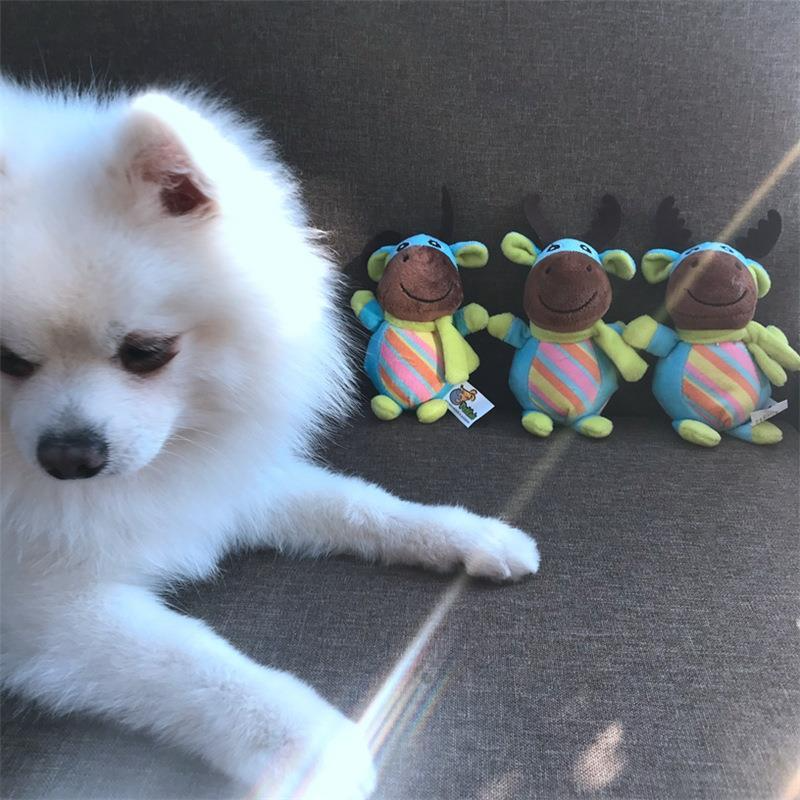 Cute Christmas Deer And Little Mouse Plush Toys