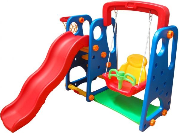 Slide and Swing Set for Kids