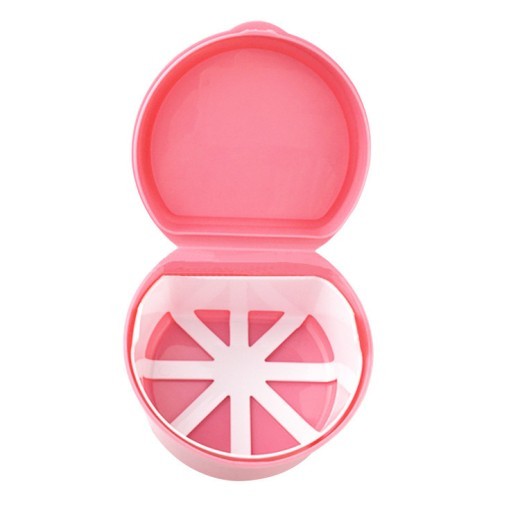 Portable False Teeth Set Retainer Storage Box Orthodontic Invisible Teeth Brace Box