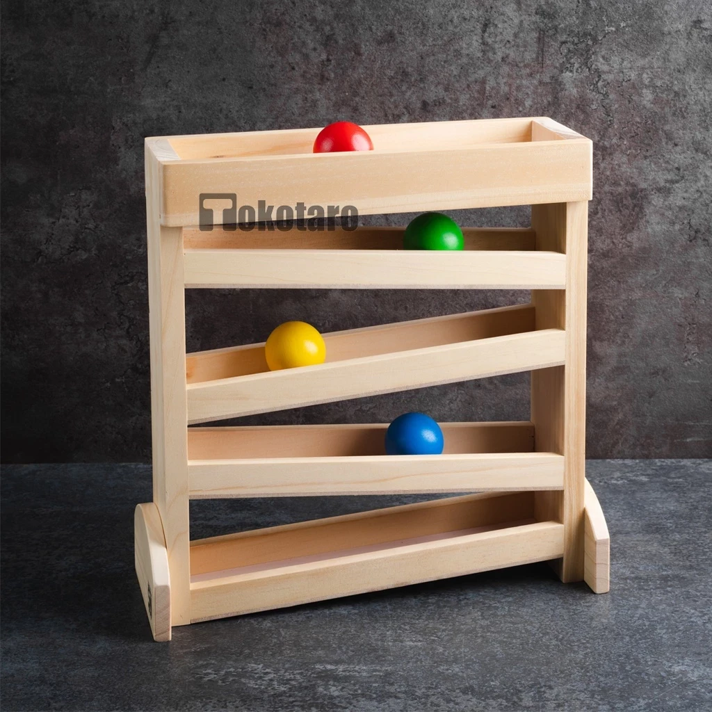 Ball Tracker Montessori Wooden Toys Baby Educational Wooden Toys