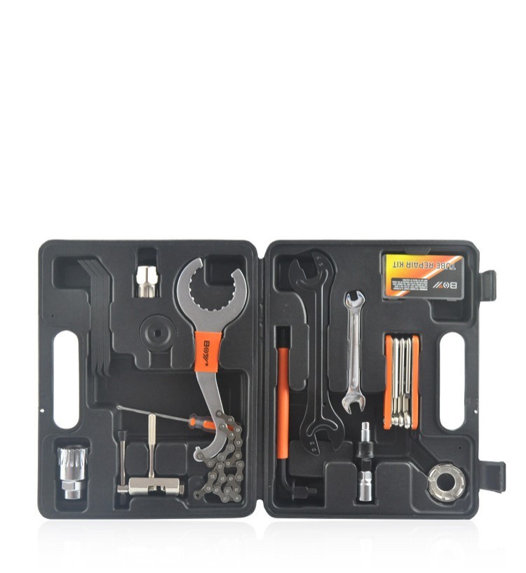 Mountain Bike Tool Set Combination Bike Toolbox Loading, Repairing, Repairing Portable