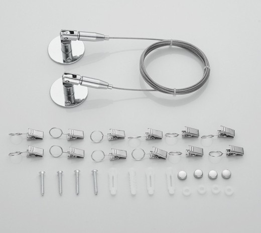 Balcony Invisible Punch-free Shrinkage Clothesline