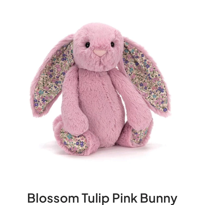 New!! Jellycat Doll Blossom Bunny Rabbit cute soft Plush Toy Baby Soothing Doll Sleeping Pillow - Medium 1 Label