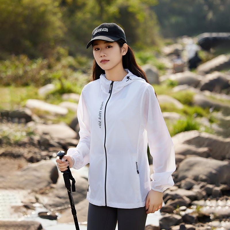 SunGuard UPF70 Ice Silk UV Protection Hooded Jacket