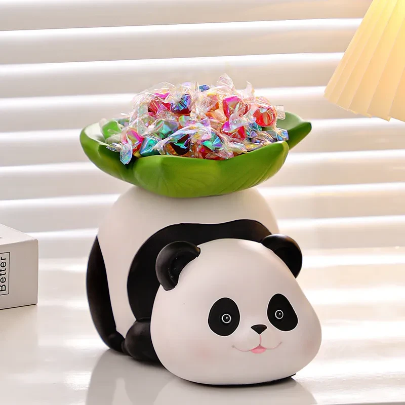 Entrance Panda Storage Tray Housewarming Gift Home Panda Decoration Living Room Decoration