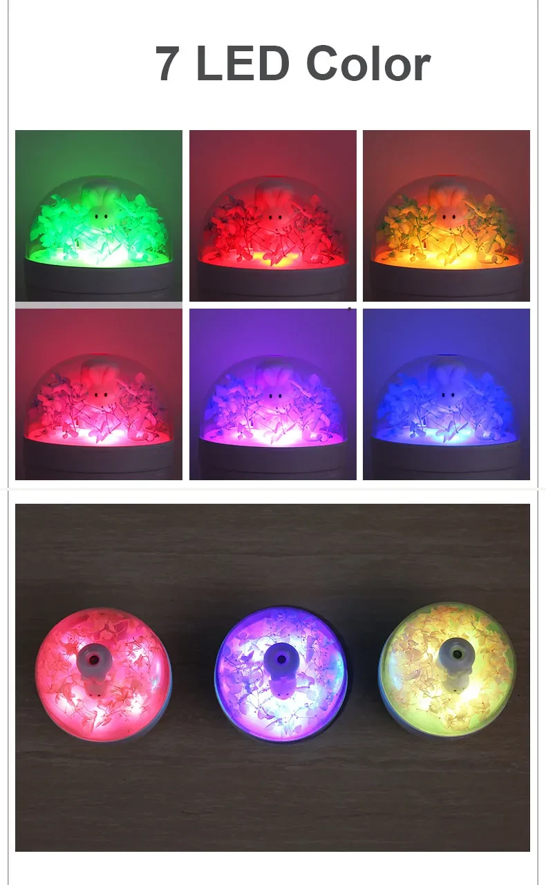 Sweetheart Rabbit DIY Mini Humidifier with Preserved Flowers