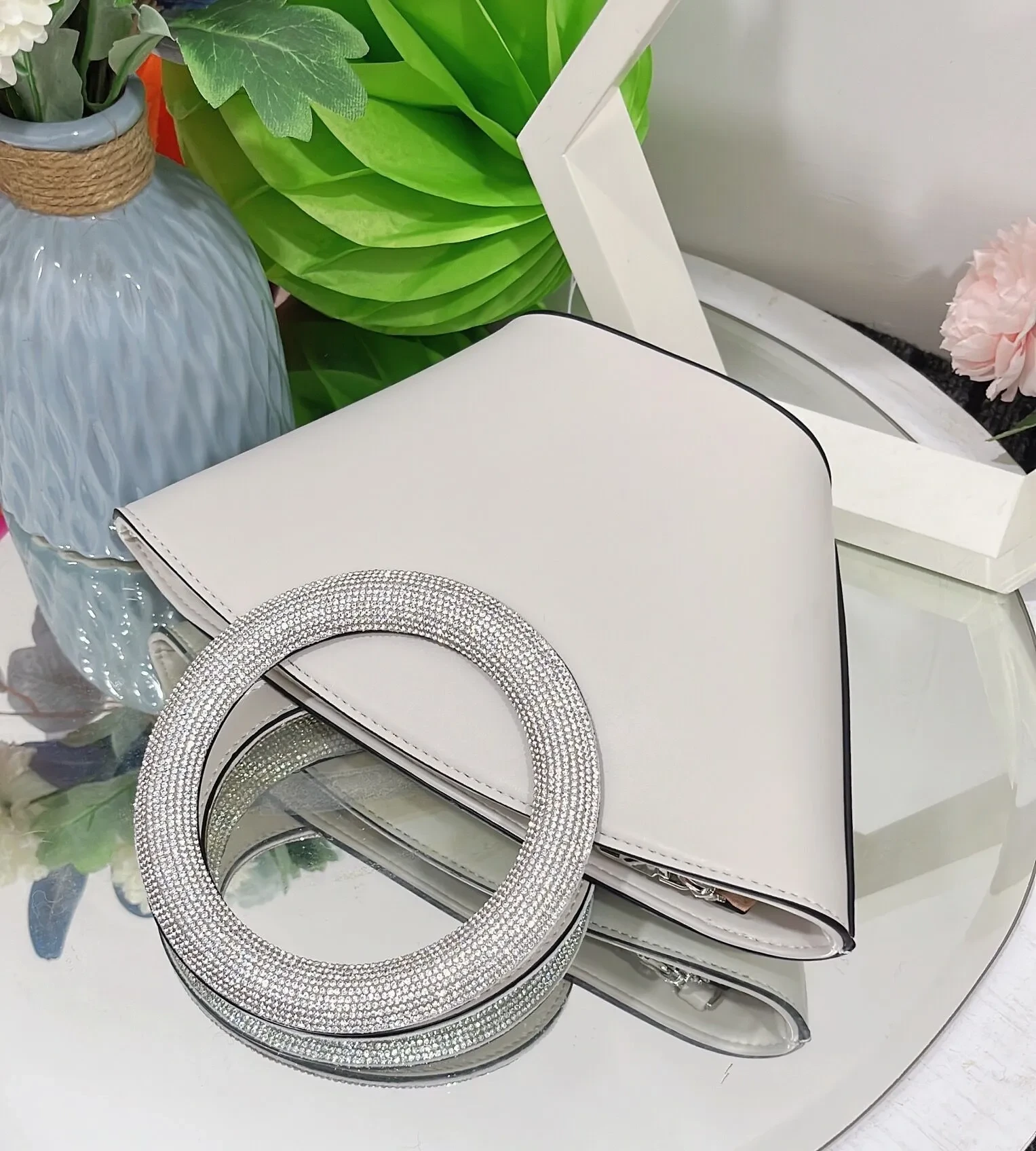 Diamond Round Handle Portable Basket Pack