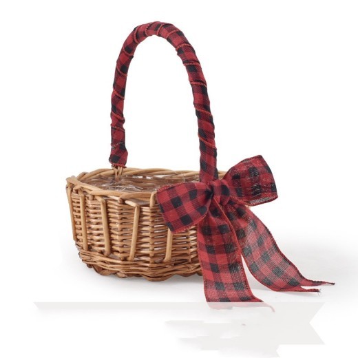 Wickerwork Natural Flower Basket Vase