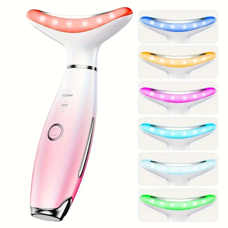 LED Face-Lifting Device - 7 Color Lifting and Firming Facial Massager