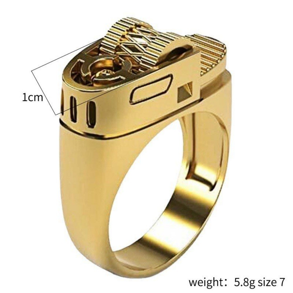Ring Jewelry - European and American Style Lighter Ring Spot