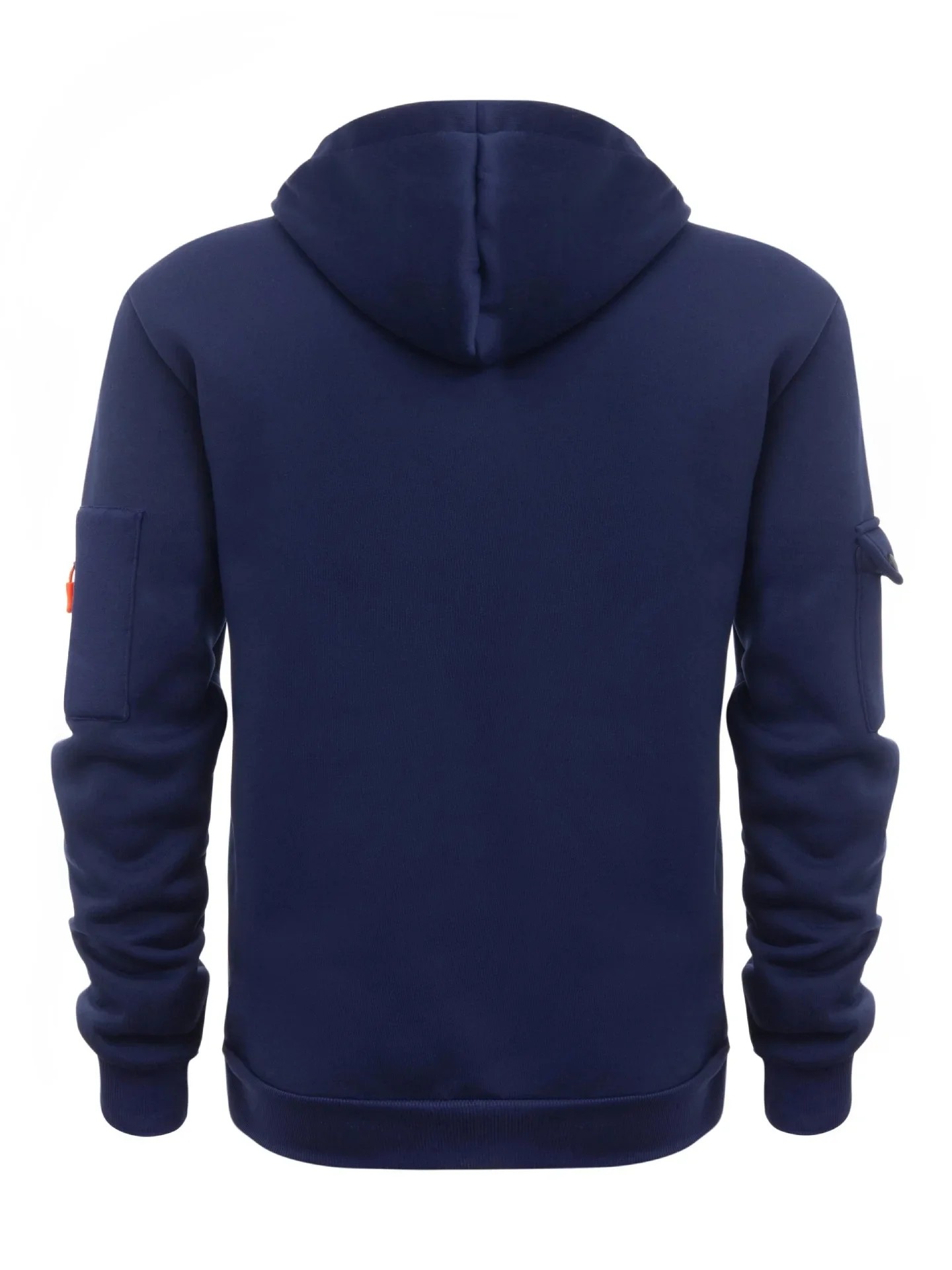 Multi-Pocket Zipper Loose Casual European Size Pullover Hoodie