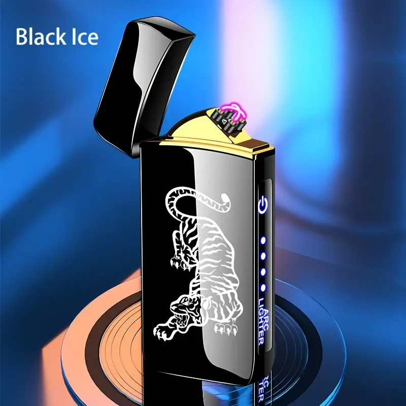 Outdoor Smart Windproof USB Charging Lighter - Rechargeable and Reusable