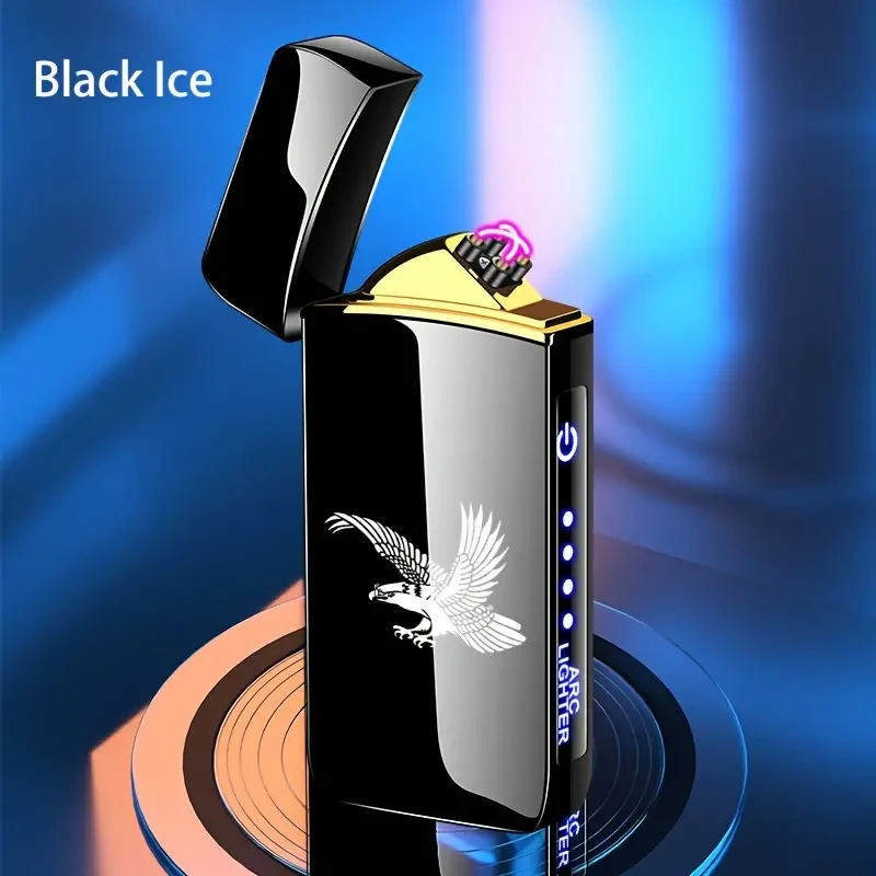 Outdoor Smart Windproof USB Charging Lighter - Rechargeable and Reusable