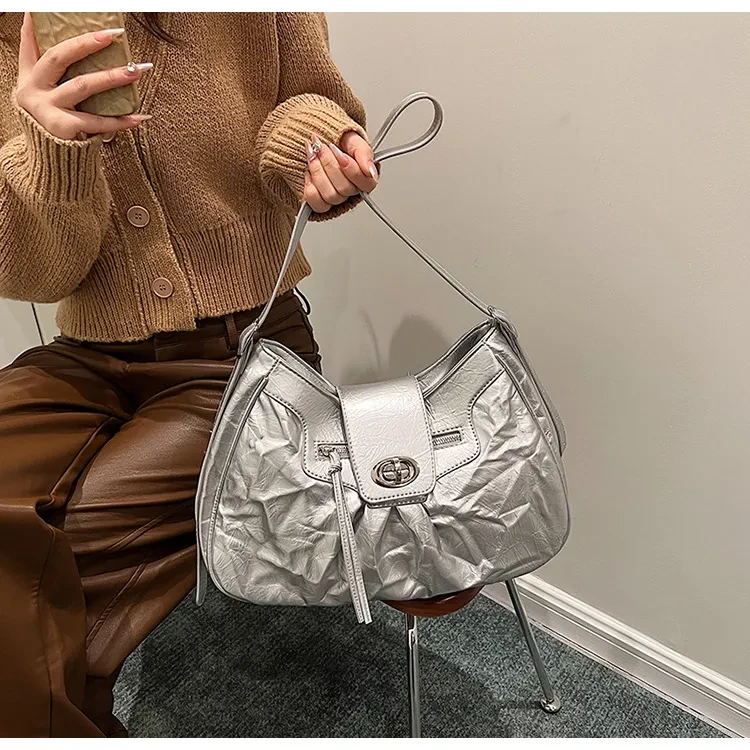 Women's Versatile Crossbody Bag Fashion Shoulder Underarm Bag