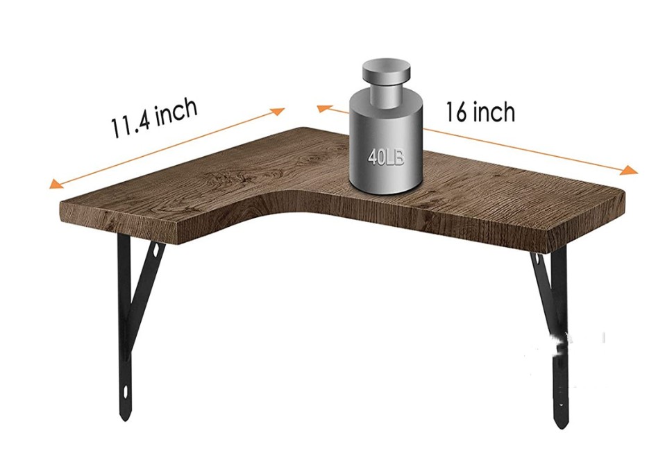 American Style Wooden Wall Shelving