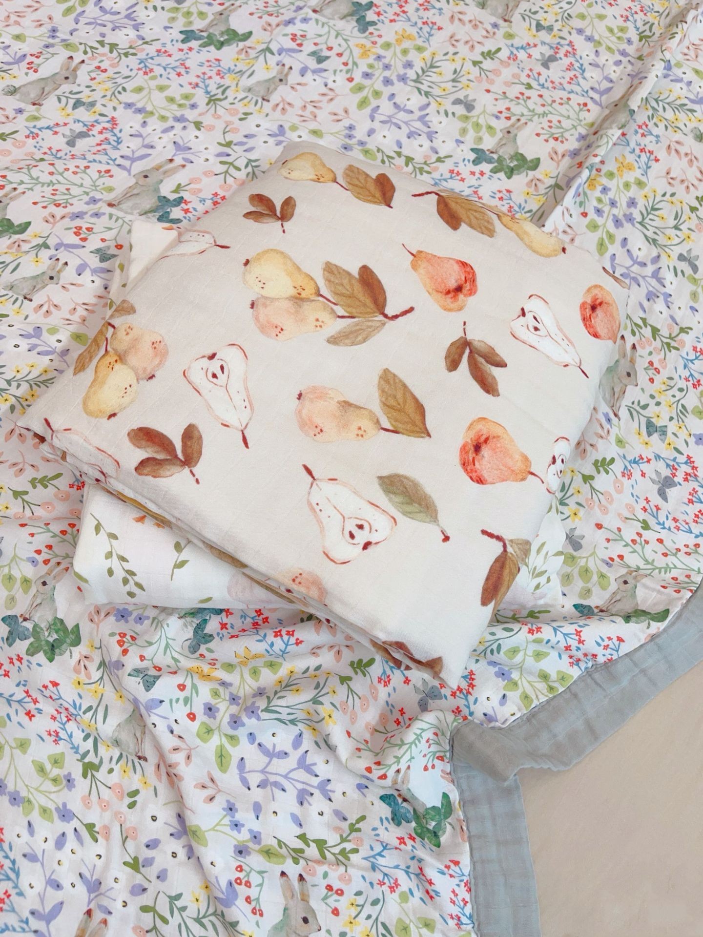 Summer Air Conditioning Blanket Bamboo Cotton Four-layer Yarn Single Child Cool Feeling Quilt Thin Blanket