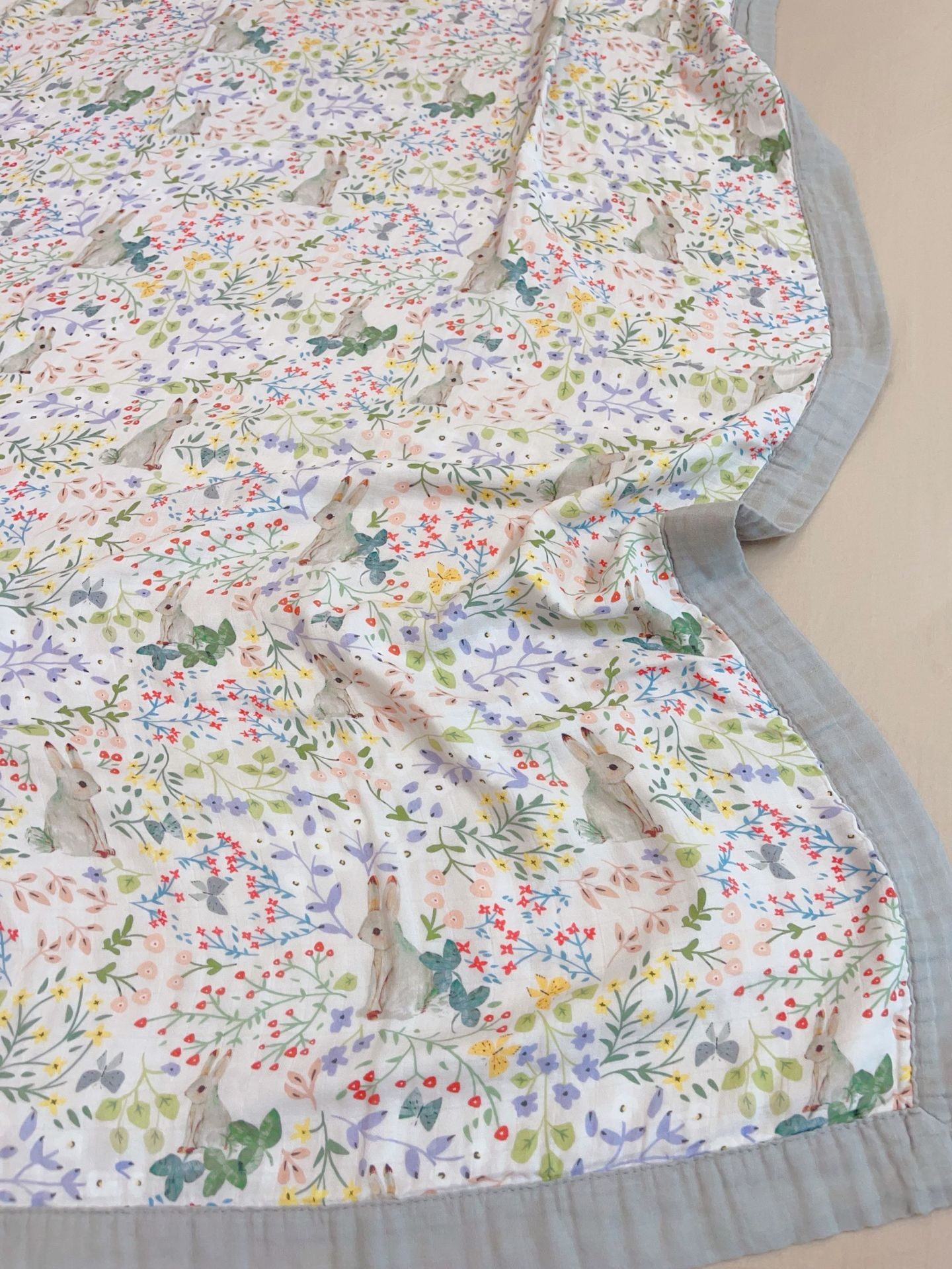 Summer Air Conditioning Blanket Bamboo Cotton Four-layer Yarn Single Child Cool Feeling Quilt Thin Blanket