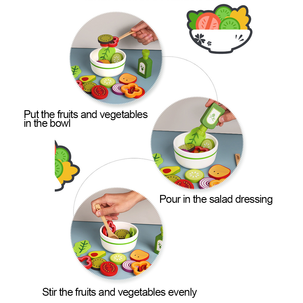 Children's Wooden Simulation Kitchen Educational Toys