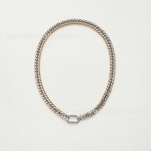 9MM Width Cuban Link Chain Hand Polished Necklace