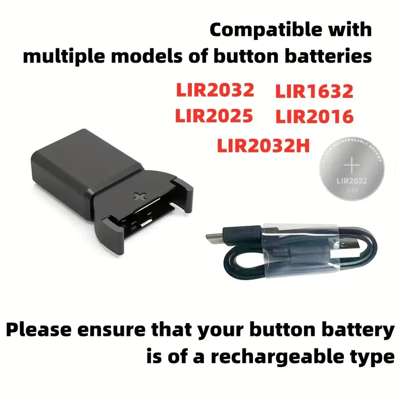 3.6V Button Battery Charger Applicable Rechargeable