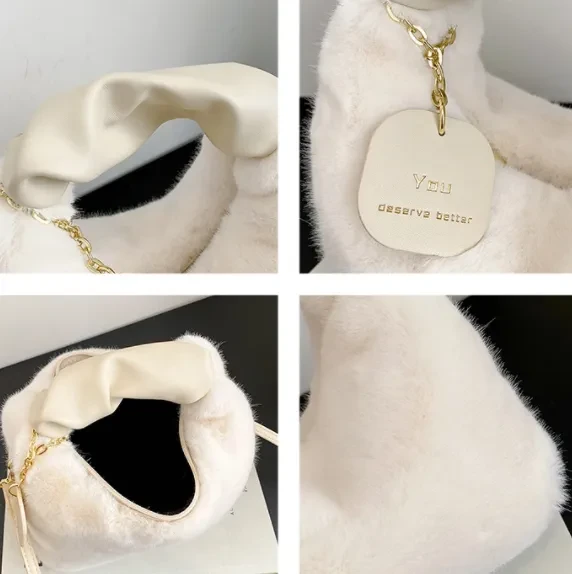 Winter Tote Cute Plush Women