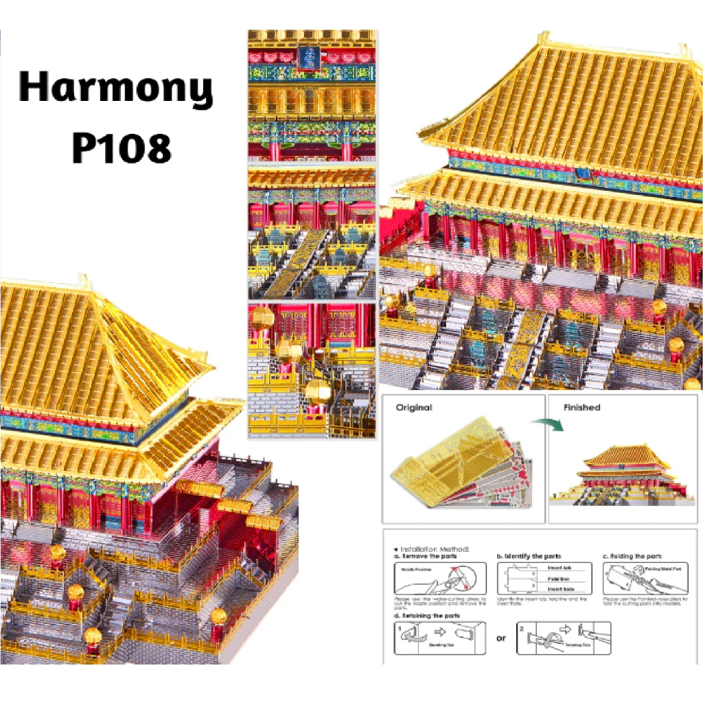 Puzzle 3D Metal Piececool