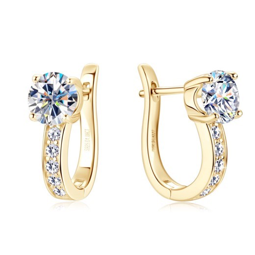 Fashion Simple High-grade Moissanite Earrings