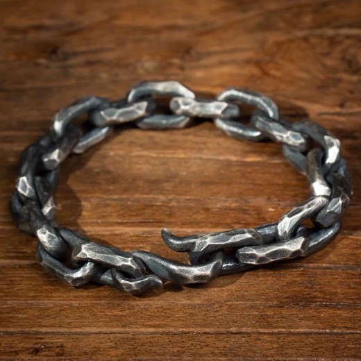 Domineering Men's Fashion Personality Curb Chain Thick Bracelet