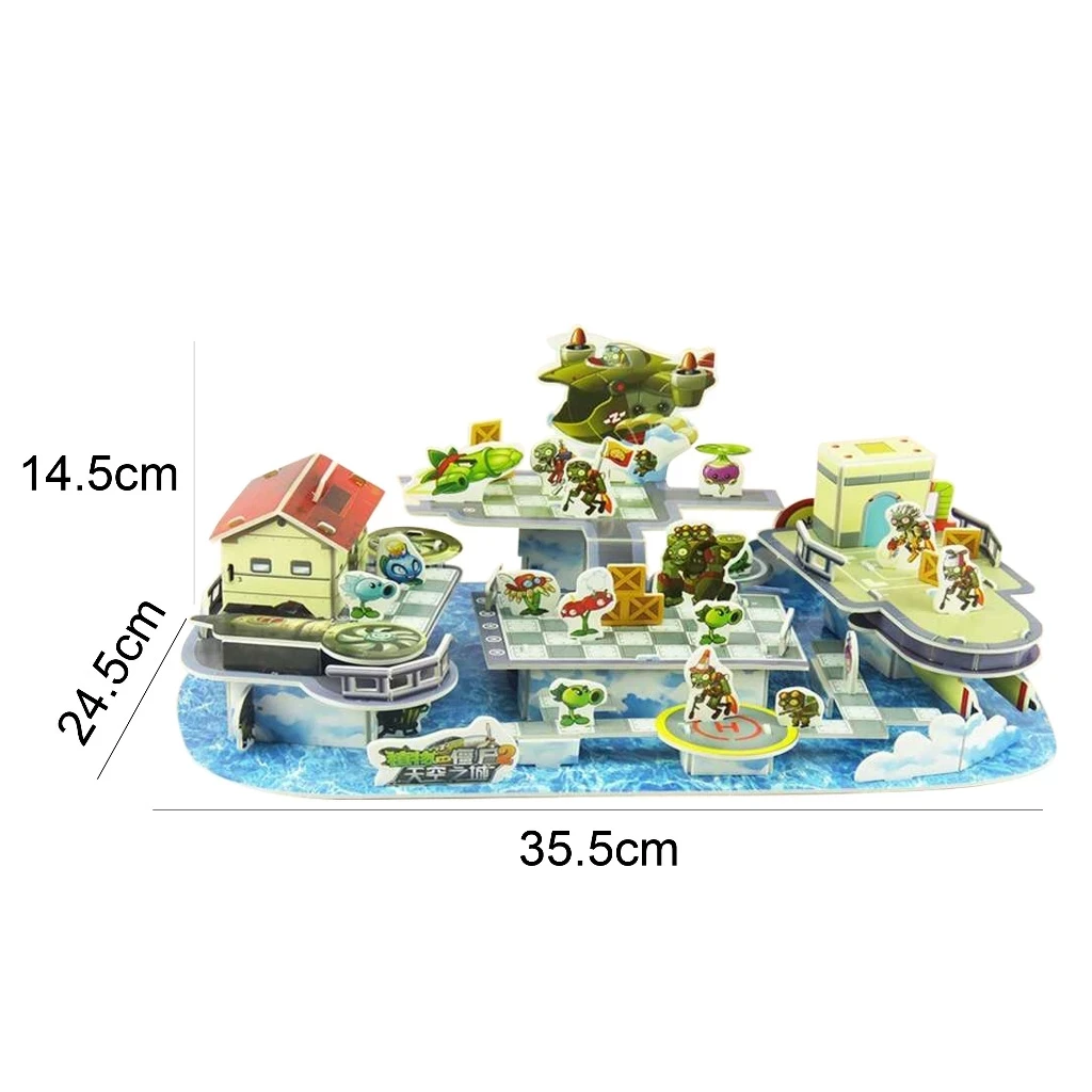 Puzzle 3d Plant VS Zombies "Sky City"