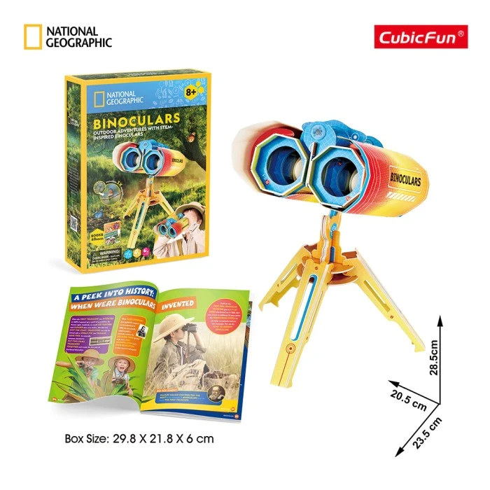 National Geographic Binoculars - 3D Puzzle