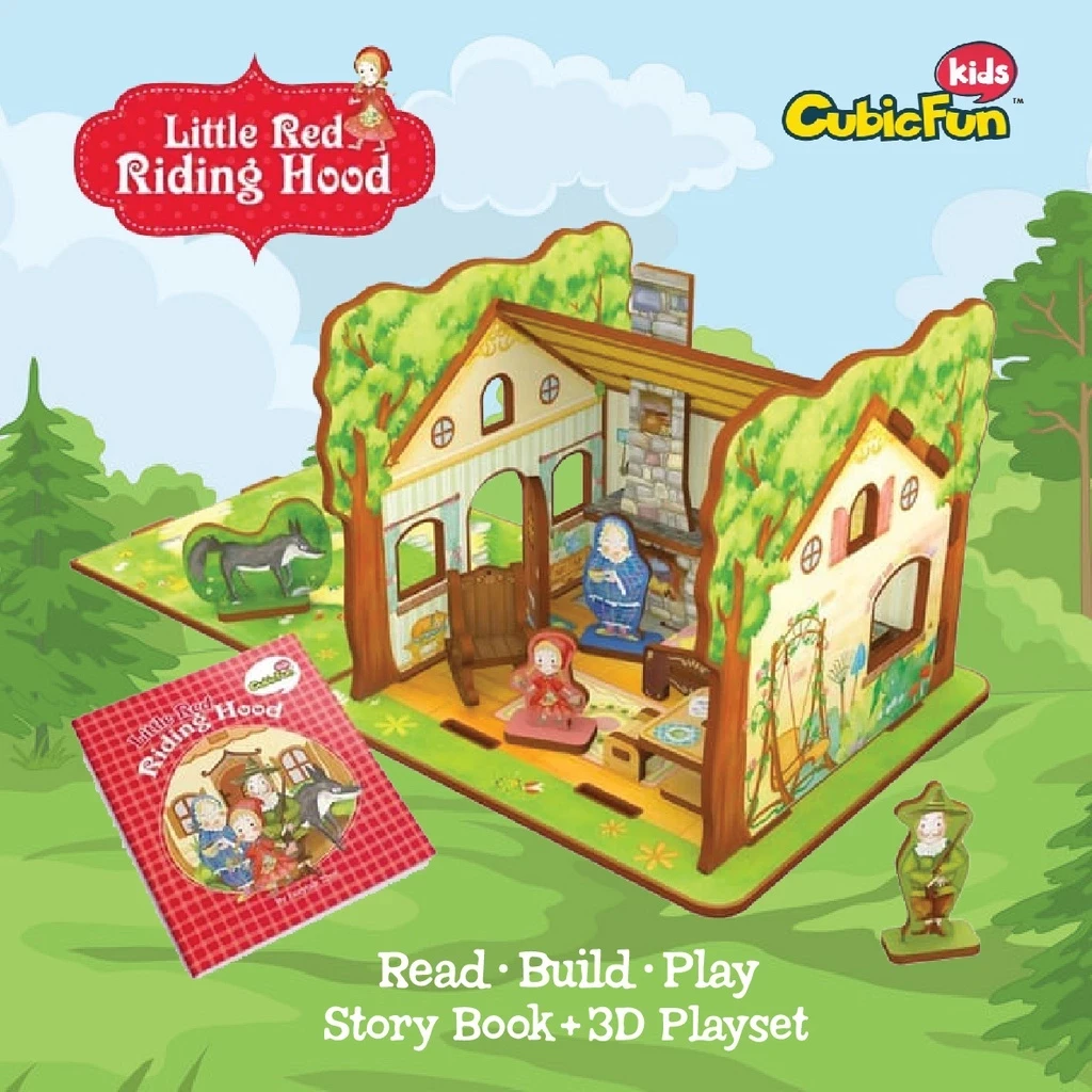 Little Red Riding Hood E1601h - 3D Puzzle