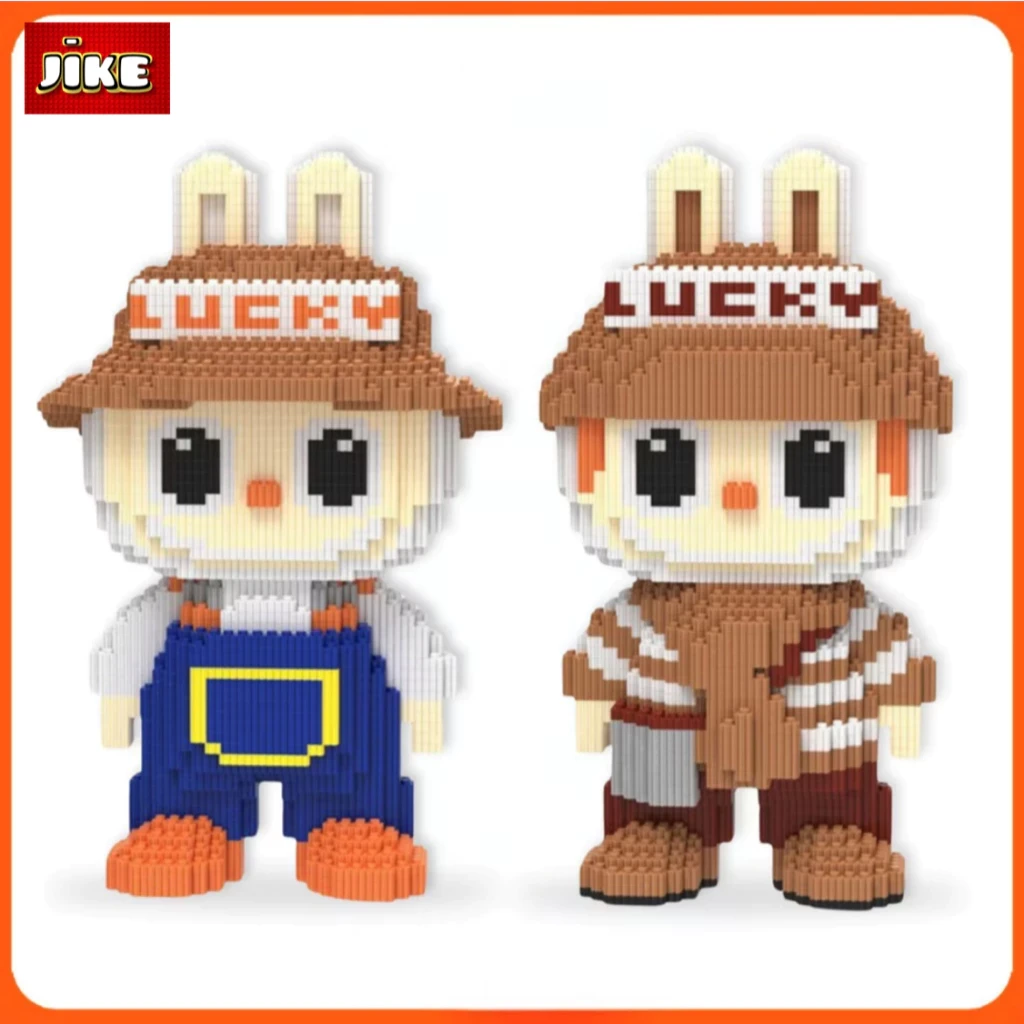 Jike Nano Blocks Medium Pumpkin Series 3D Model, Toy Block Stacking Pumpkin, DIY Construction Block