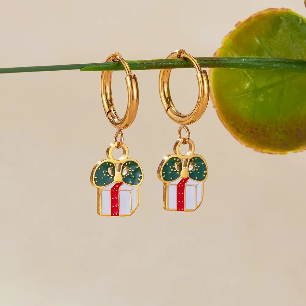 Delicate Earrings Fashion Creative Stainless Steel