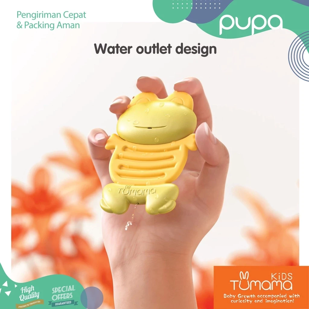 PUPA X TUMAMA Baby Rattle Teether Toy 10 in 1 + Box Baby Teether Toy Kids Included Set Box