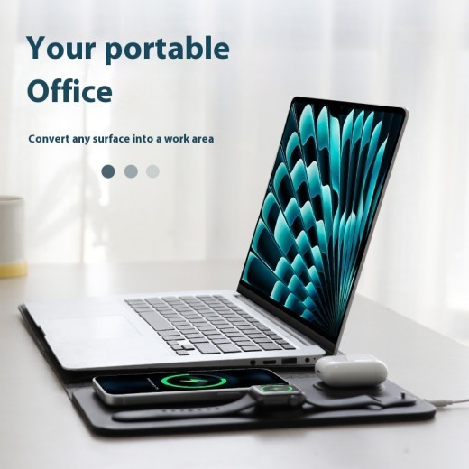 Multi-functional Wireless Charger Computer Liner Bag Magnetic 3-in-1 Wireless Charger Electrical Appliances
