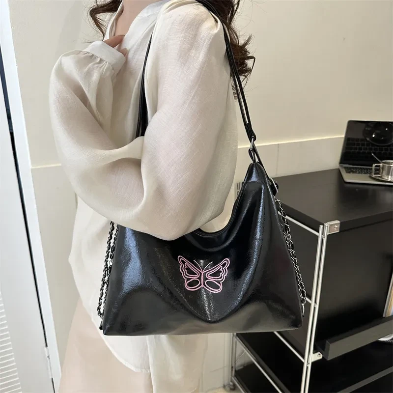 Women's Fashion Casual Soft Leather Large Capacity One-shoulder Bucket Bag