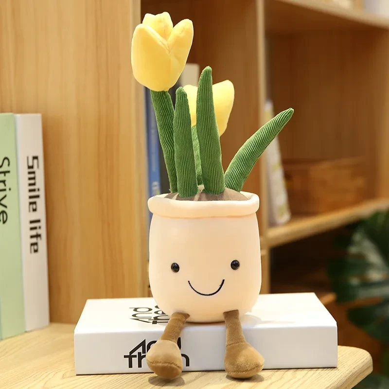 Cute Tulip Flower Plush Doll