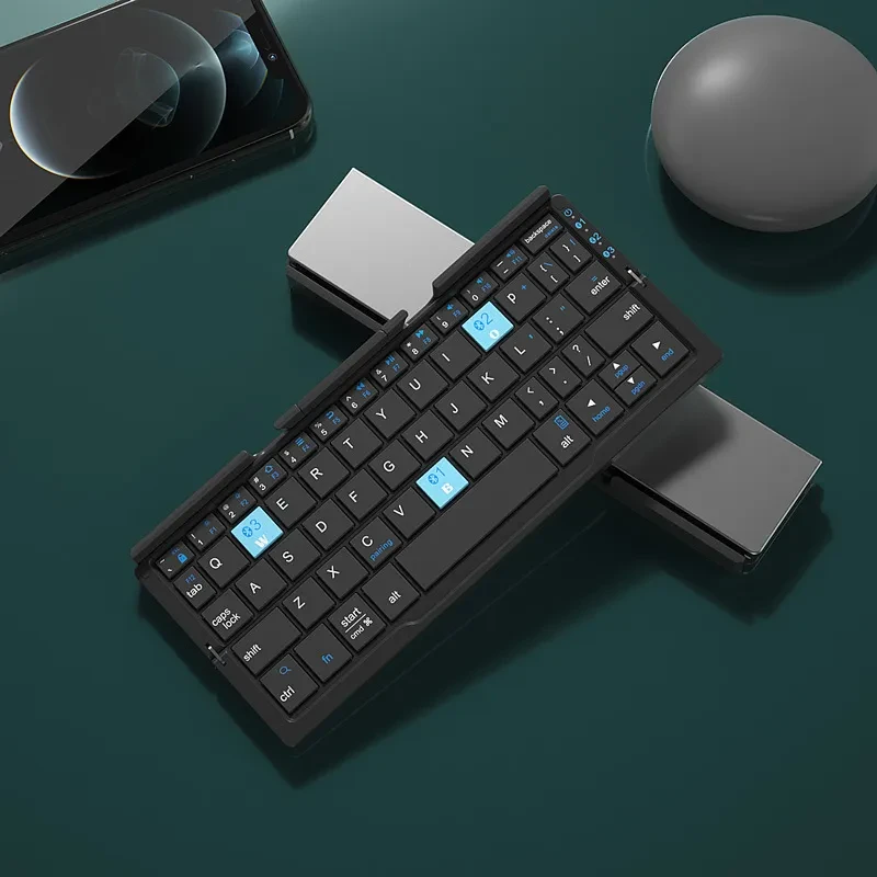 Mini Folding Bluetooth Keyboard Wireless