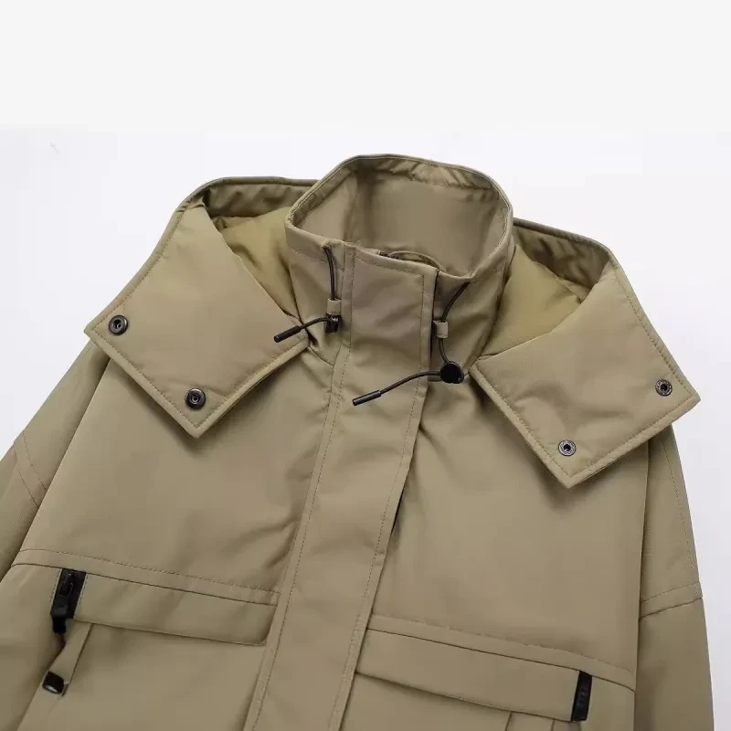 Women's Fashion Hooded Short Jacket